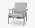Hans Wegner GE 270 Cadeira de Lounge Modelo 3d