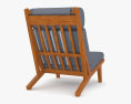 Hans Wegner GE 375 Side chair 3d model
