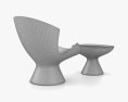 Karim Rashid Kite 椅子 & 脚凳 3D模型