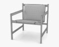 Sergio Rodrigues Lia 扶手椅 3D模型