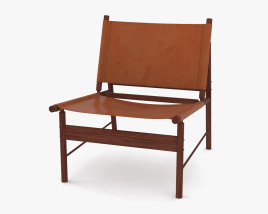 Jorge Zalszupin Vintage Lounge chair 3D model