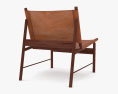 Jorge Zalszupin Vintage Cadeira de Lounge Modelo 3d