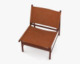 Jorge Zalszupin Vintage Lounge chair 3d model