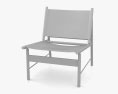 Jorge Zalszupin Vintage Lounge chair Modello 3D