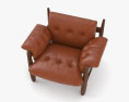 Sergio Rodrigues Mole Lounge-Sessel 3D-Modell