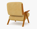 Gianfranco Frattini 831 Lounge chair 3d model
