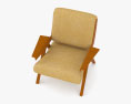 Gianfranco Frattini 831 Lounge chair 3D модель