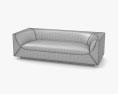 Jorge Zalszupin Mid Century Modern Cubo Sofa Modèle 3d