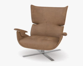 Jorge Zalszupin Paulistana Lounge chair 3D model