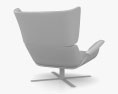 Jorge Zalszupin Paulistana Lounge chair 3d model