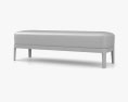 Fulham Molteni And C Bench 3D 모델 