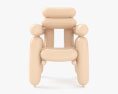 Seungjin Yang Loveseat Cadeira Modelo 3d