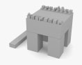 Josef Hartwig Bauhaus chess set 3D模型