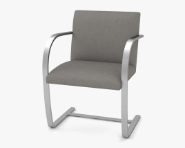 Mies Van Der Rohe Brno Chair 3D model