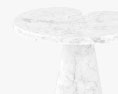 Angelo Mangiarotti Marble Eros Side table 3d model