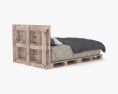 Pallet Ліжко 3D модель