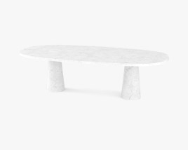 Angelo Mangiarotti Marble Eros Dining table 3D model