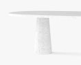 Angelo Mangiarotti Marble Eros Dining table 3d model