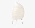 Isamu Noguchi Akari 1N Lanterns lamp 3D模型