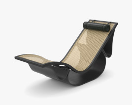 Oscar Niemeyer Rio Lounge chair 3D model