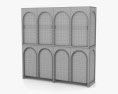 TH Robsjohn Colosseum Cabinet 3d model