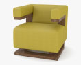 Walter Gropius F51 扶手椅 3D模型