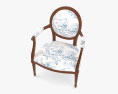 Louis XVI Style 扶手椅 3D模型