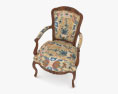 Louis XV Style 扶手椅 3D模型