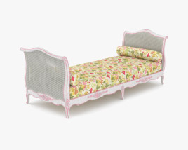 Louis XV Style Daybed 3D model