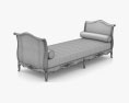 Louis XV Style Daybed 3d model