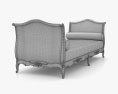 Louis XV Style Daybed 3d model