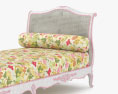 Louis XV Style Daybed 3D модель