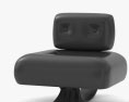 Oscar Niemeyer Alta Chair 3d model