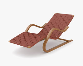 Alvar Aalto Model 39 Chair 3D model