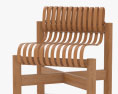 Charlotte Perriand Cantilever Bamboo Chair 3d model