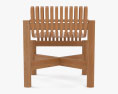 Charlotte Perriand Cantilever Bamboo 의자 3D 모델 