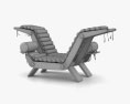 Perriand Double Chaise Lounge Modèle 3d