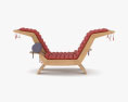 Perriand Double Chaise Lounge 3D-Modell