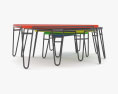 Perriand Petalo Tables 3d model