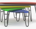 Perriand Petalo テーブル 3Dモデル