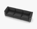 Le Corbusier LC3 Sofa 3D-Modell