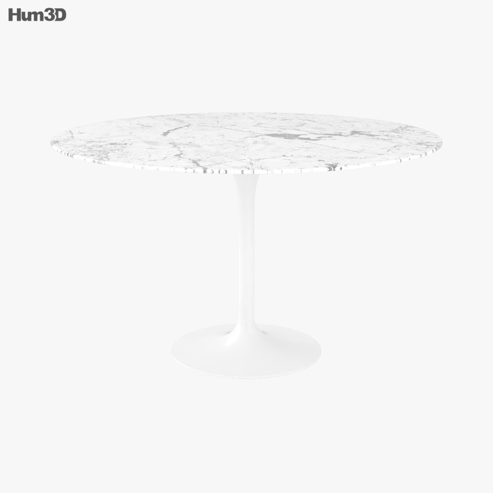 Eero Saarinen Marble Tulip Table 3D model