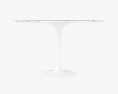 Eero Saarinen Marble Tulip Стол 3D модель