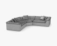 Sarah Ellison Float Sofa 3d model