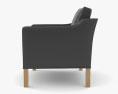 Borge Mogensen 2211 肘掛け椅子 3Dモデル