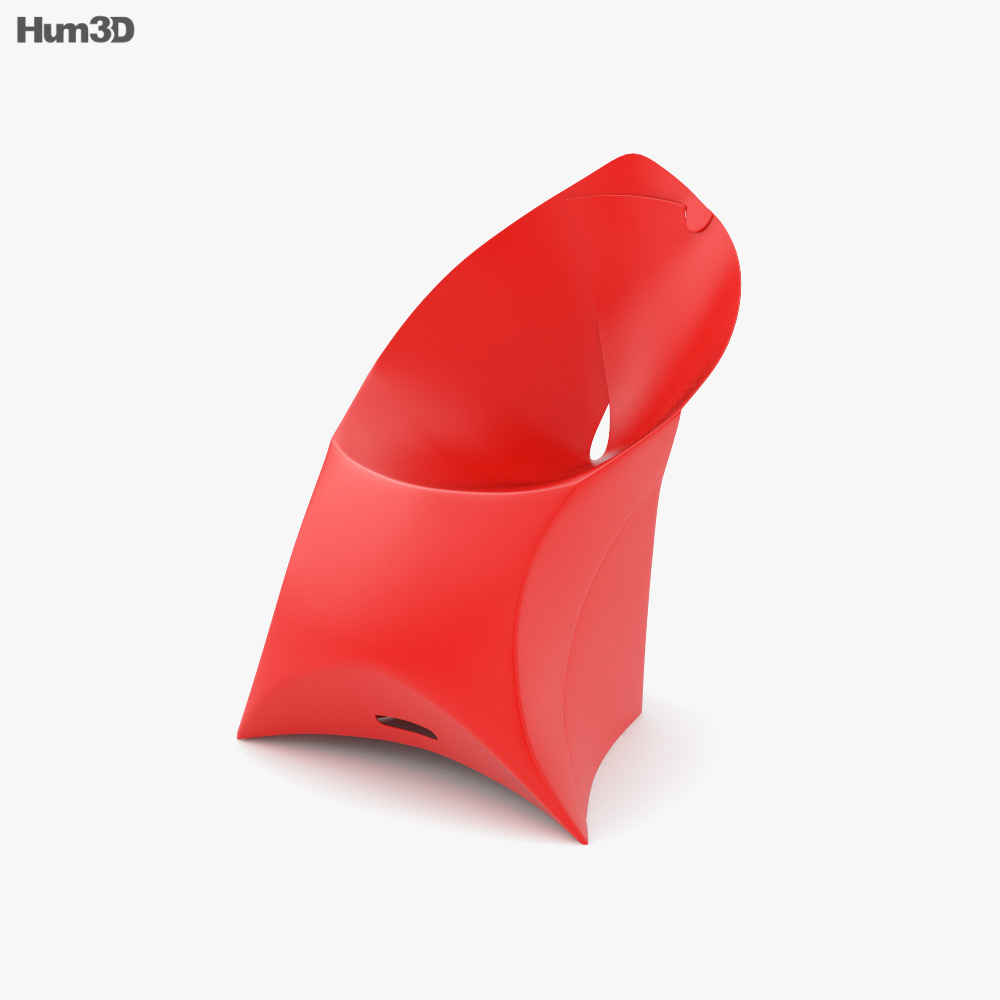 Flux Envelope Folding chair 3D model