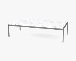 Poul Kjaerholm PK63 Marble Table Basse Modèle 3D