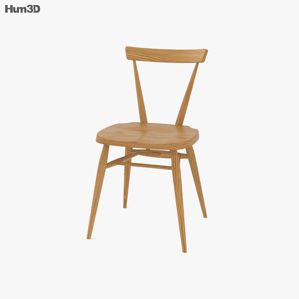 Lucian Ercolani Stacking Chair 3D model