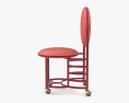Frank Lloyd Wright Johnson Wax Office Chair 3d model