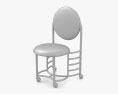 Frank Lloyd Wright Johnson Wax Office Chair Modello 3D